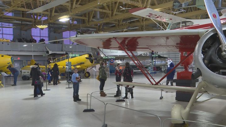 Calgarians celebrated National Aviation Day at the Hangar Flight Museum on Saturday.