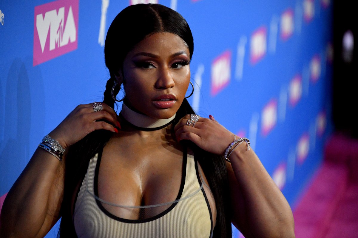 Nicki Minaj attends the 2018 MTV Video Music Awards at Radio City Music Hall on August 20, 2018 in New York City.