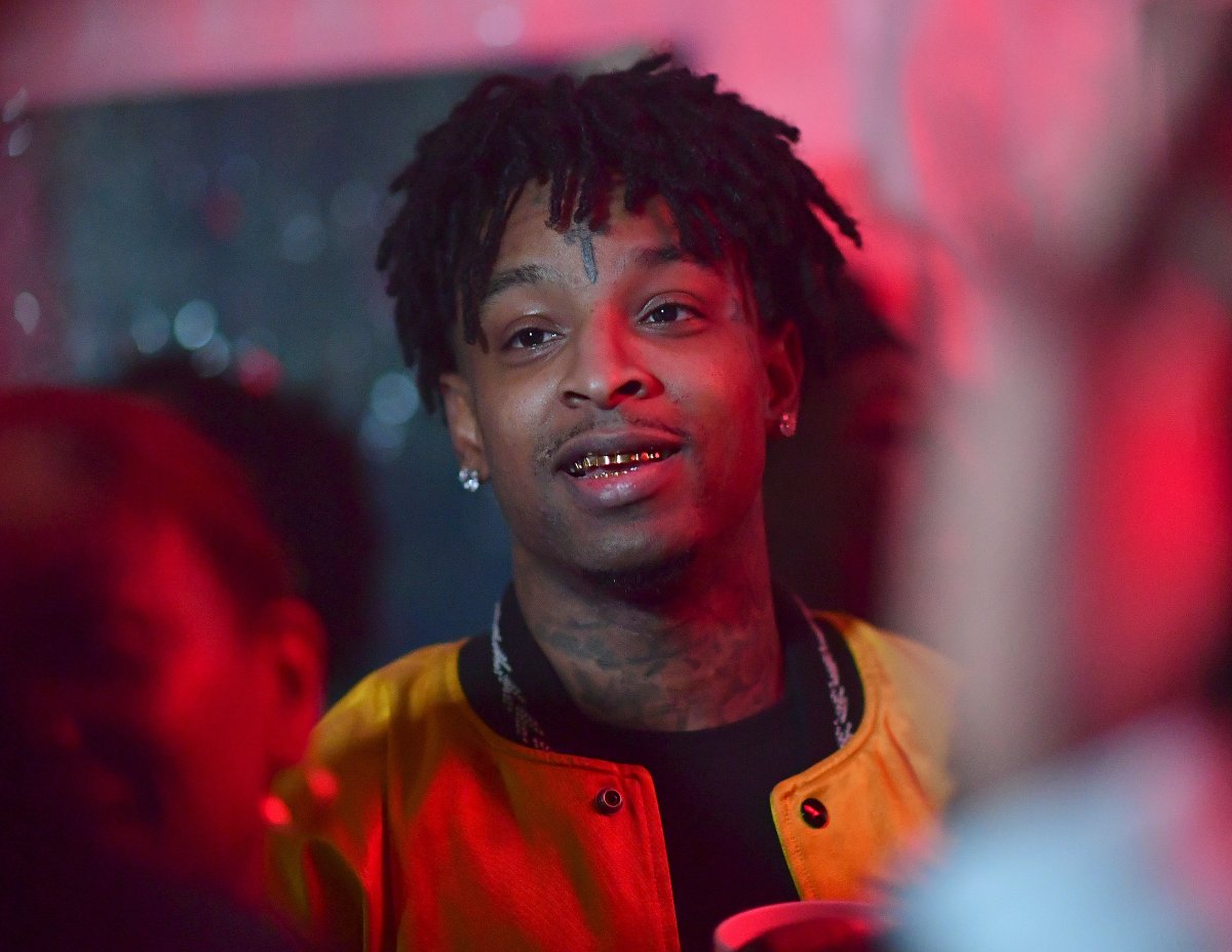 Rapper 21 Savage attends Motel 21 ' I Am > I Was' Private Listening Experience on Dec. 21, 2018 in Atlanta, Georgia.