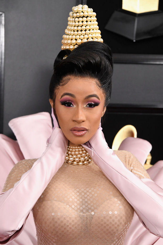 Cardi B causes social media storm in her 2019 Grammys red carpet gown - image