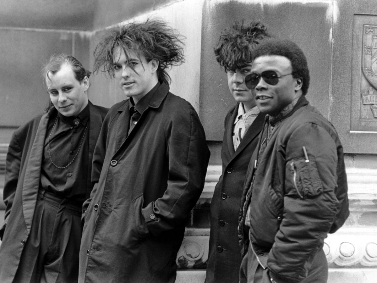 The Cure in 1984. Pictured right is the late drummer, Andy Anderson. He died on Feb. 26, 2019.