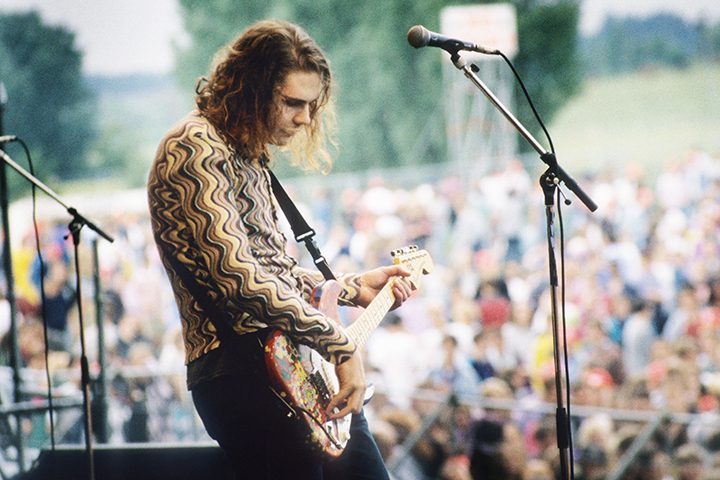 Billy Corgan of Smashing Pumpkins performing at Rock Torhout Festival in Torhout, Belgium, on July 4, 1992. 