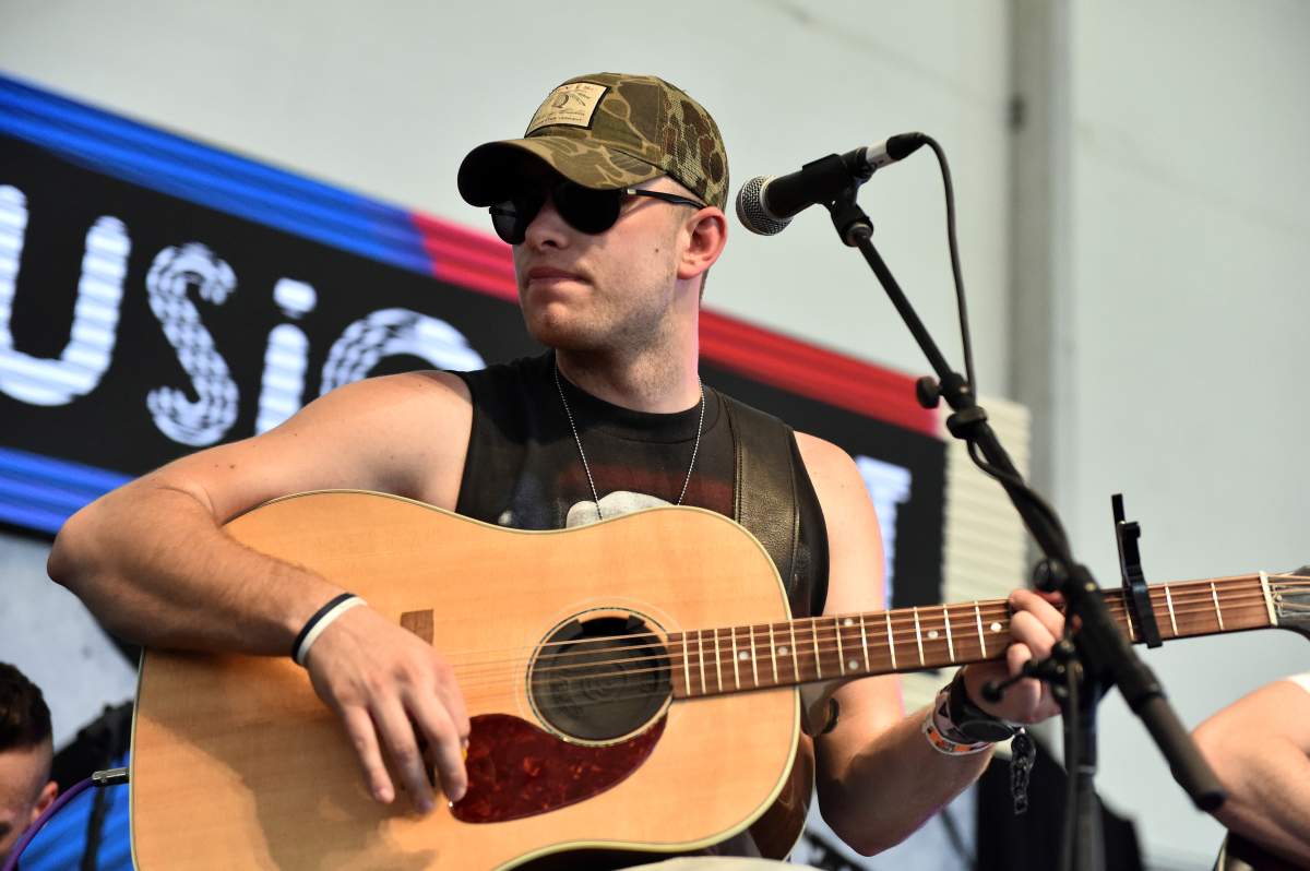 Jordan Walker of Walker McGuire performs onstage during 2018 Stagecoach California’s Country Music Festival at the Empire Polo Field on April 27, 2018, in Indio, Calif.