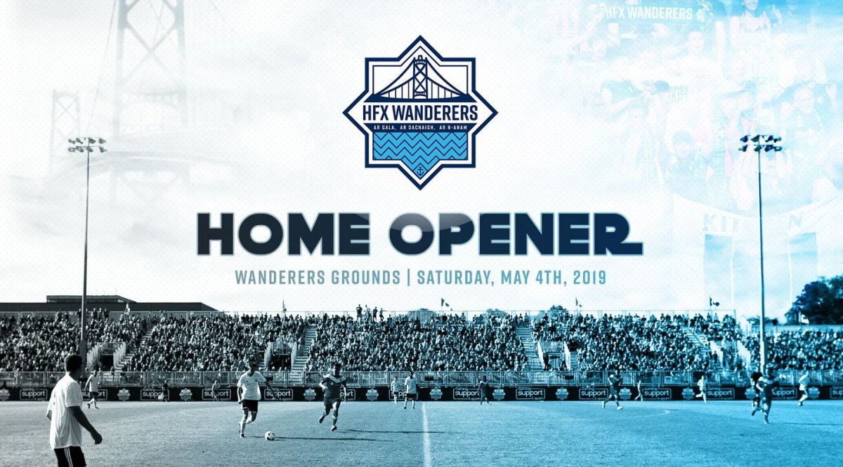 The HFX Wanderers FC will have their first home game on Saturday, May 4, 2019. 