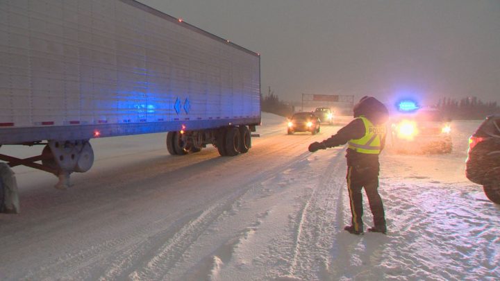 RCMP said the highway was blocked at Dead Man’s Flats as of 5 p.m. and reopened at 9 p.m.