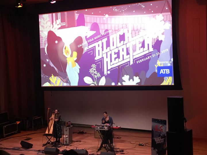 Irish duo Saint Sister perform at the Calgary Central Library during the 2019 Block Heater music festival.