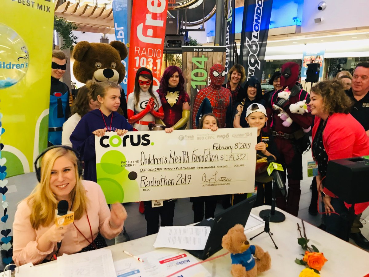 The 2019 Radiothon raised nearly $175,000 for London Children's Hospital, the most ever.