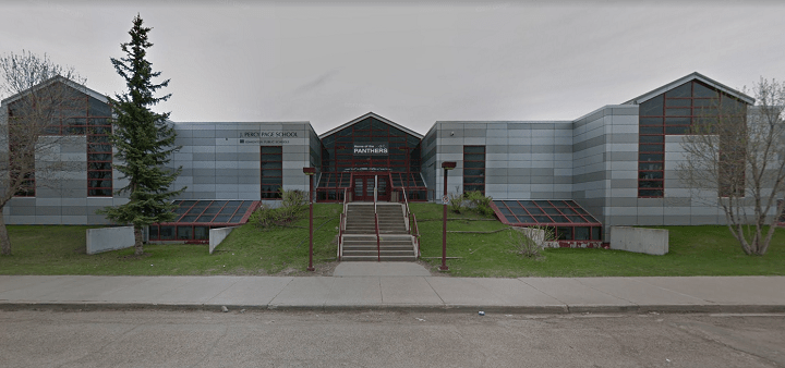 J. Percy Page High School is seen in this Google Maps screenshot.
