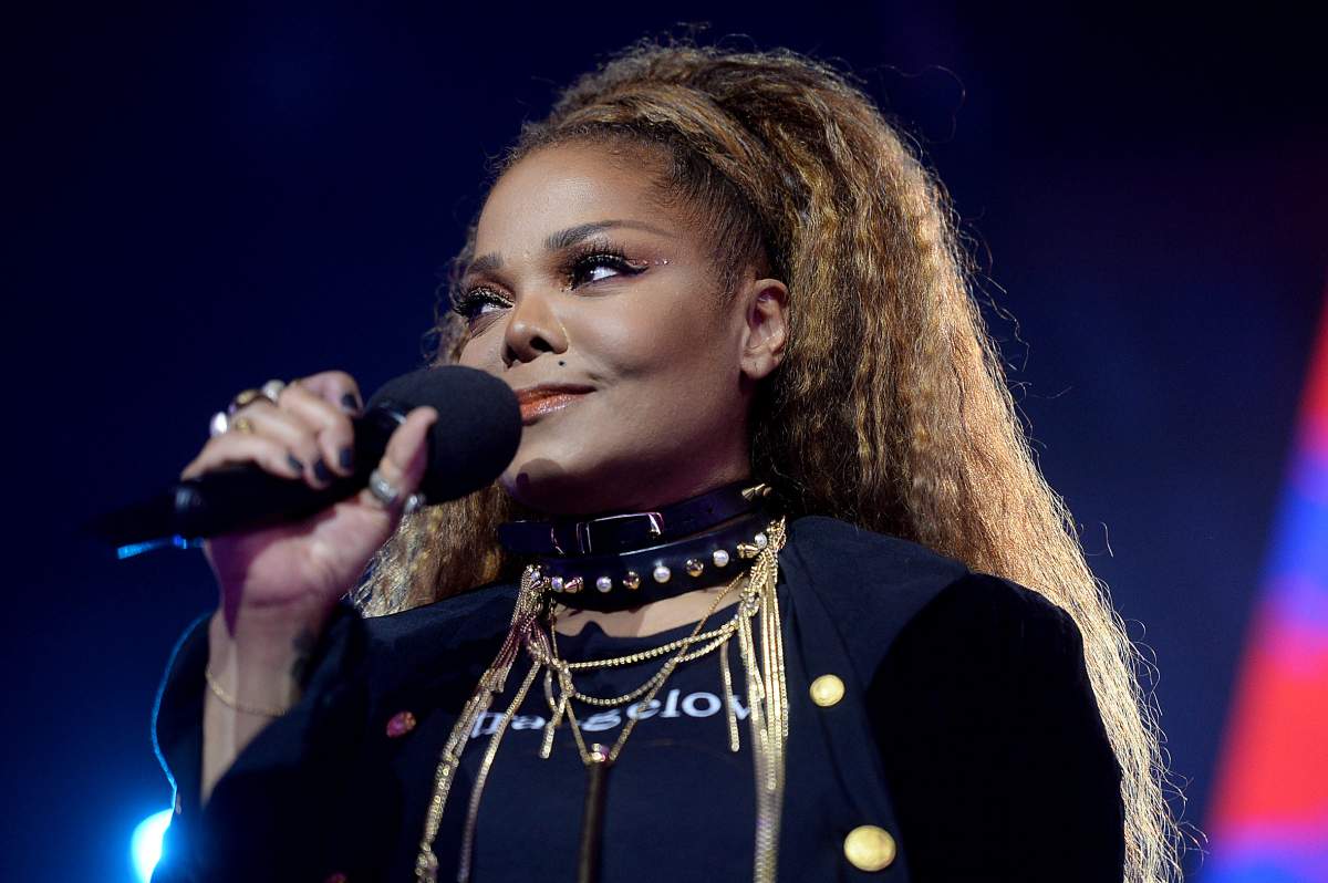 Janet Jackson onstage during the MTV EMAs 2018 at the Bilbao Exhibition Centre (BEC) on Nov. 4, 2018, in Bilbao, Spain.