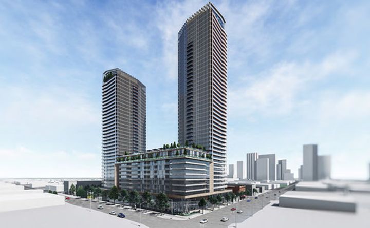 Residents are being asked to weigh in on a proposal for a mixed-use development at the northeast corner of Jasper Avenue and 108 Street.