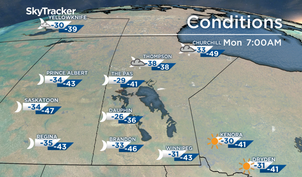 Extreme winter weather continues to hang on to Manitoba Winnipeg