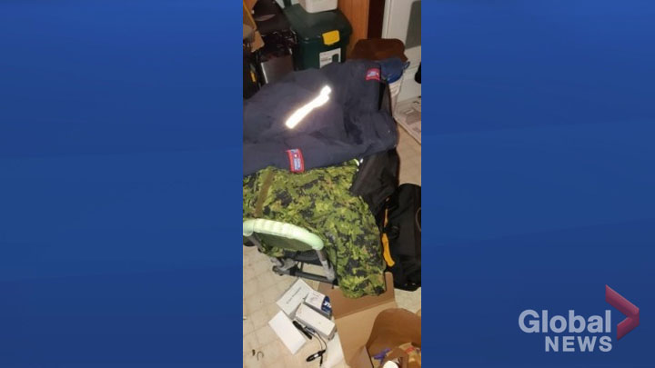 A Calgary police search of a home in the city's southeast ended in the seizure of over 400 items on Feb. 6, 2019.