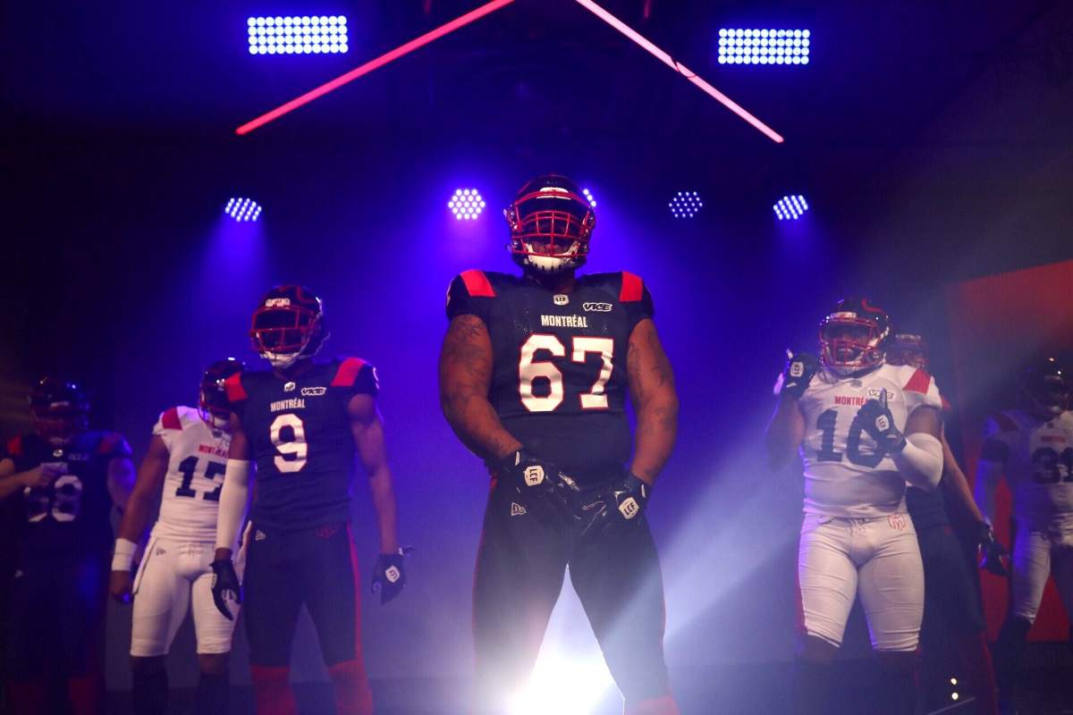 The CFL's Montreal Alouettes have unveiled their new logo and uniforms.