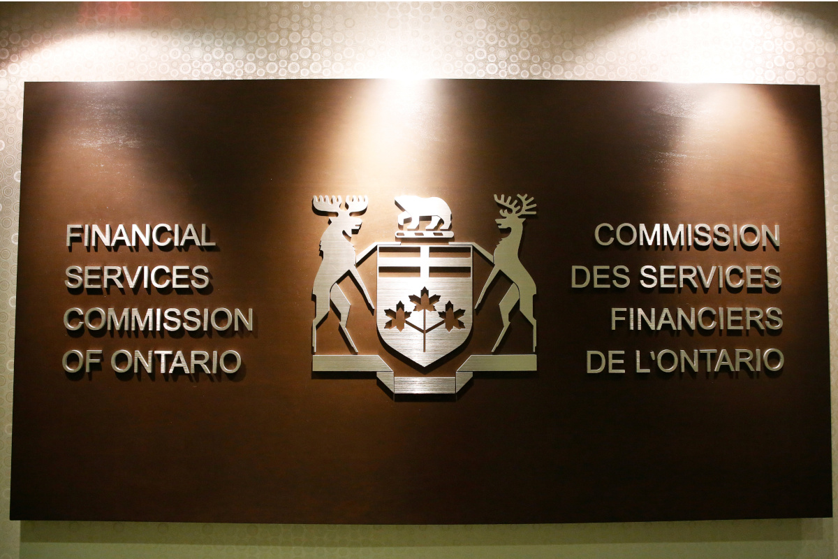 A sign for the Financial Services Commission of Ontario is seen in Toronto, Ontario, Canada September 5, 2017.   