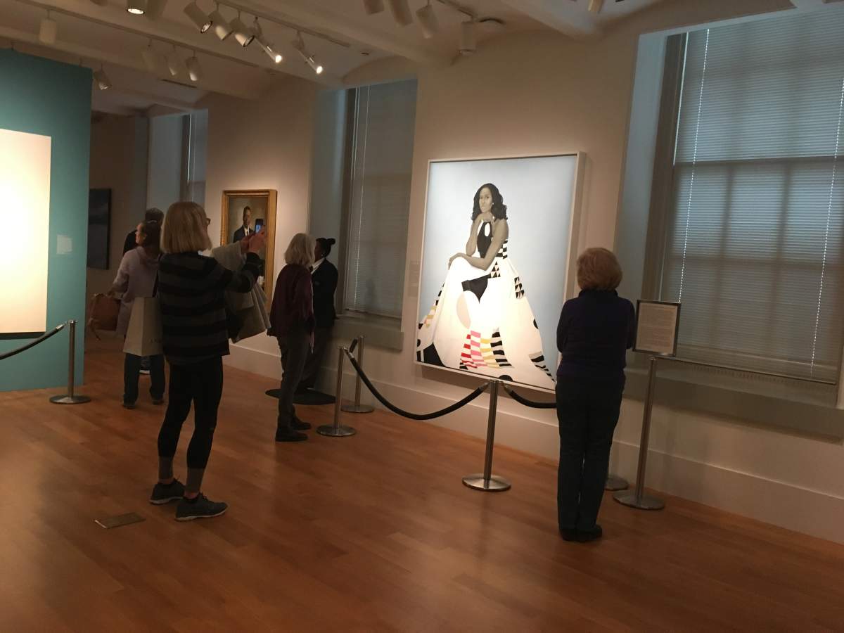 More than 2.3 million people have taken in the Obama portraits since they were unveiled in February 2018. (Abigail Bimman/Global News)