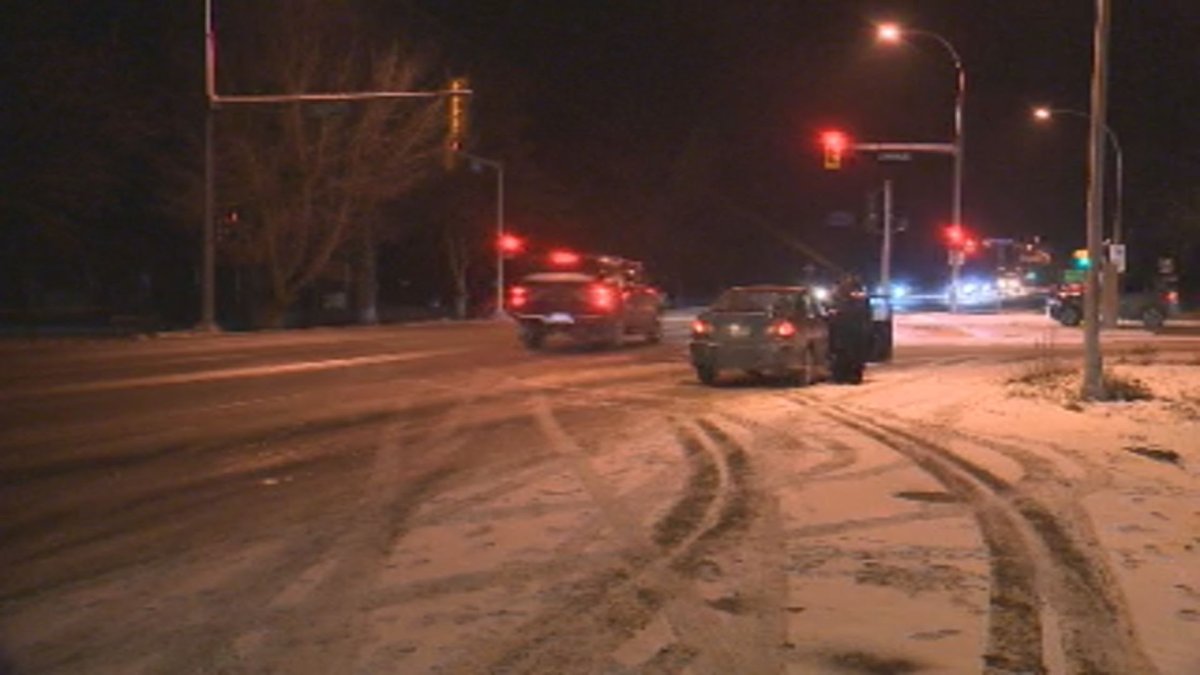 RCMP continue to investigate after a man was struck crossing the highway in Peachland on Monday night. 