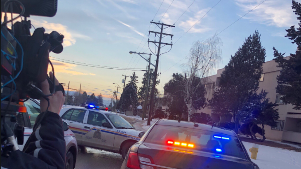 Two people are in hospital after a shooting in Kamloops. 