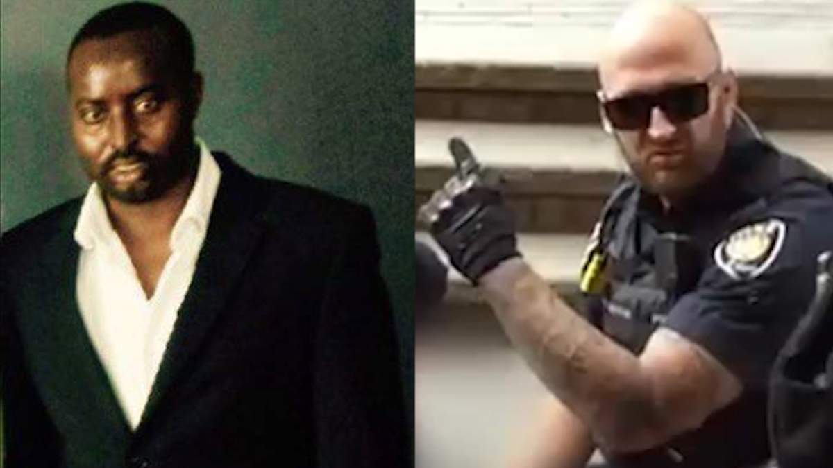 Daniel Montsion (right) was acquitted of all criminal charges in the 2016 death of 37-year-old Abdirahman Abdi (left).