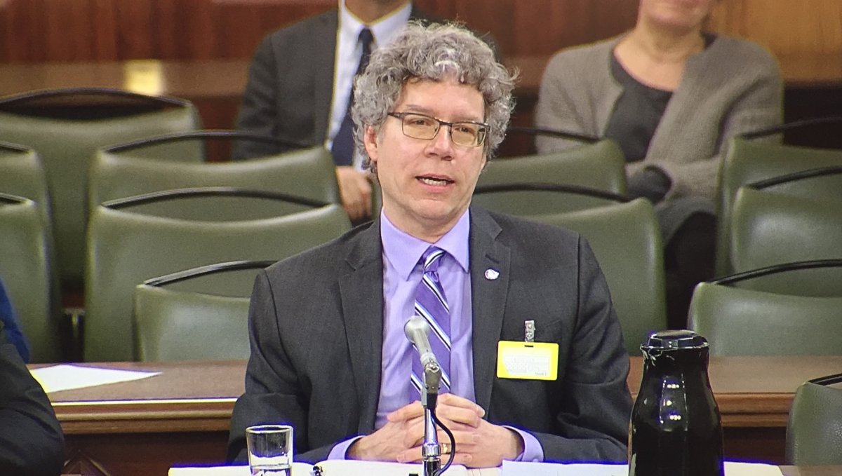 QESBA executive director Russell Copeman testified in front of the public finances commission Wednesday, February 6, 2019.