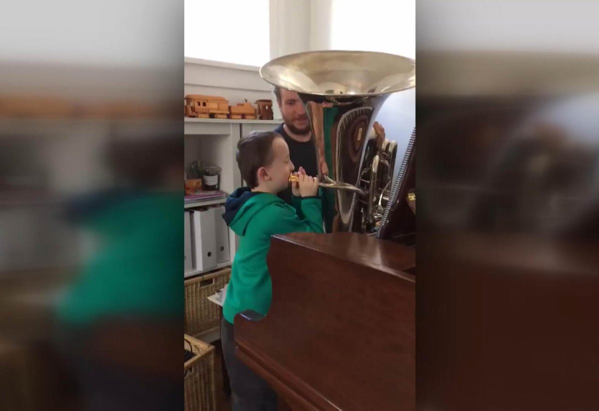 Saskatoon man says one of the two tubas stolen from his vehicle is worth over $15,000.