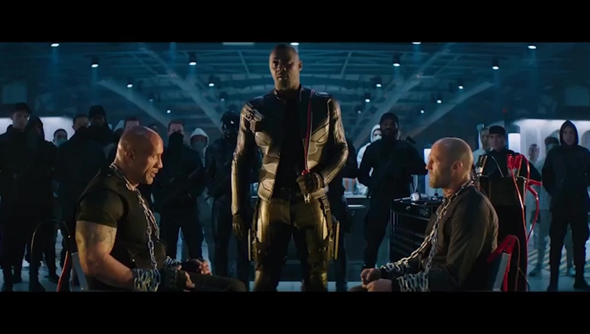 Dwayne Johnson and Jason Statham reprise their roles as Luke Hobbs and Deckard Shaw in 'Fast & Furious Presents: Hobbs & Shaw.'.