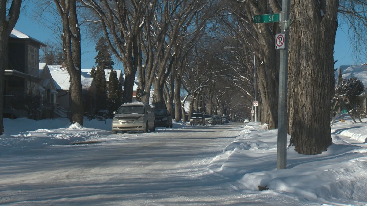 83 Avenue in south-central Edmonton's Strathcona neighbourhood on Monday, February 18, 2019.
