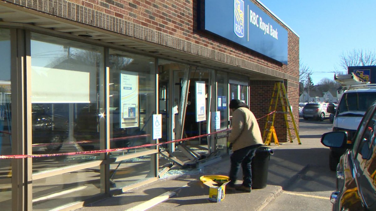 A man is facing multiple charges after a car crashed into this RBC storefront. 