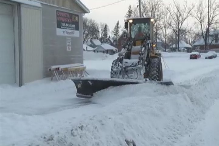 Environment Canada estimates 17 cm of snow fell in Peterborough Tuesday.