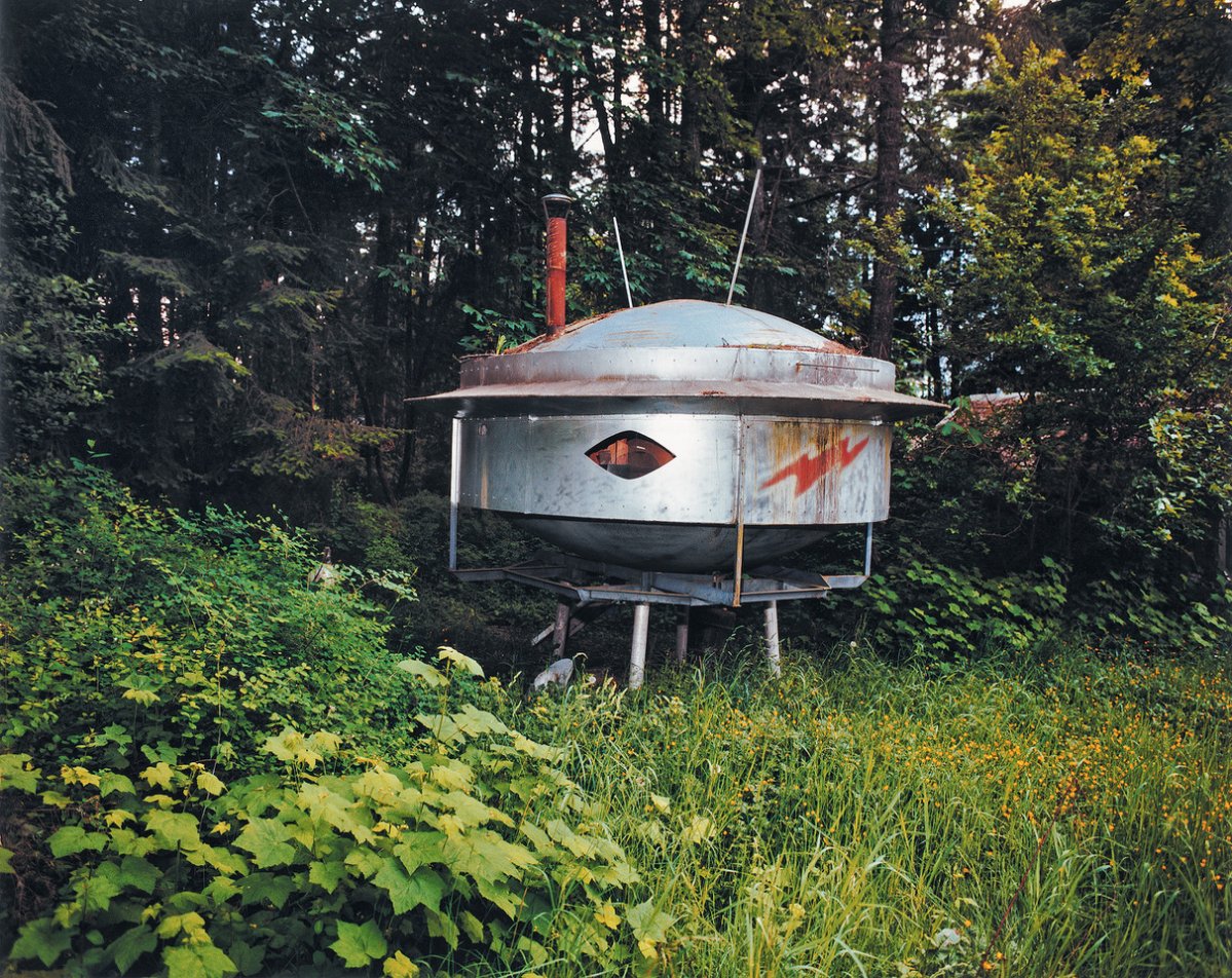Built from two satellite dishes, Granger Taylor’s backyard spaceship has intrigued people since he built it before he disappeared in 1980.