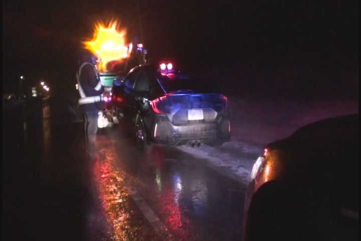 Northumberland OPP clocked this car travelling 137 km/h in an 80 km/h zone in County Road 28 on Wednesday.