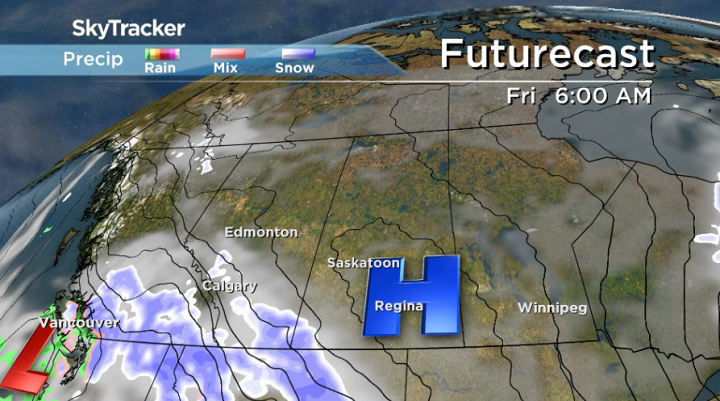 Sunshine will keep skies sunny Friday morning before sliding aside.