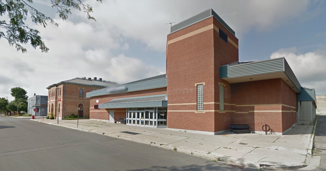 A screen grab from Google Maps shows the Talbot Gardens Arena in Simcoe.