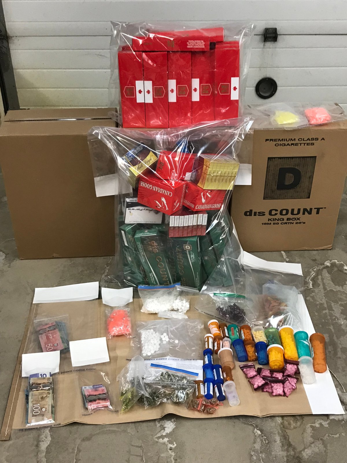 Thompson RCMP seized a large quantity of drugs and other contraband.