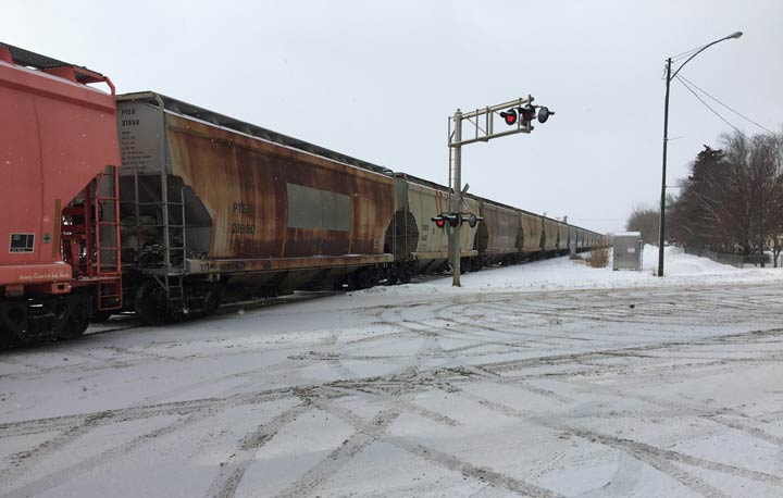 A Canadian Pacific Railway train is no longer stalled and blocking numerous intersections across the west side of Saskatoon.