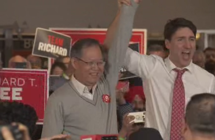 Trudeau rallies for Burnaby South Liberal candidate Richard T. Lee - image