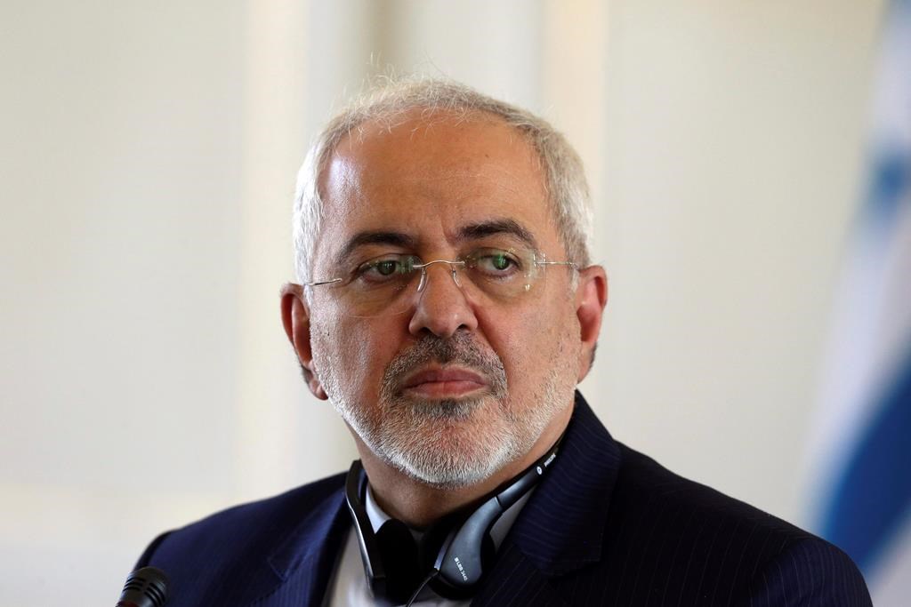 FILE - In this Nov. 29, 2015, file photo, Iranian Foreign Minister Mohammad Javad Zarif listens to a question during a news conference in Tehran, Iran.