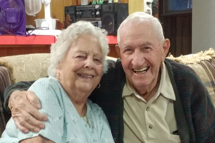 Victor Schofield (right) received palliative care from a paramedic team in Nova Scotia before his death in October 2018. Now, that program is expanding across Canada.