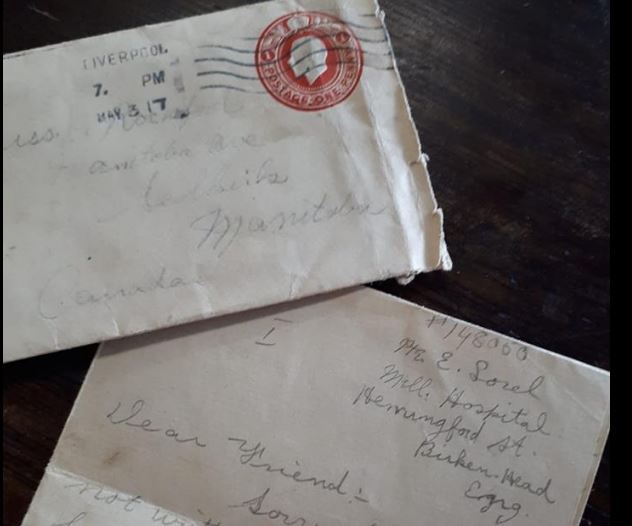 A Steinbach antique store discovered this letter from a Canadian soldier injured at Vimy Ridge in a box with a bunch of random papers.