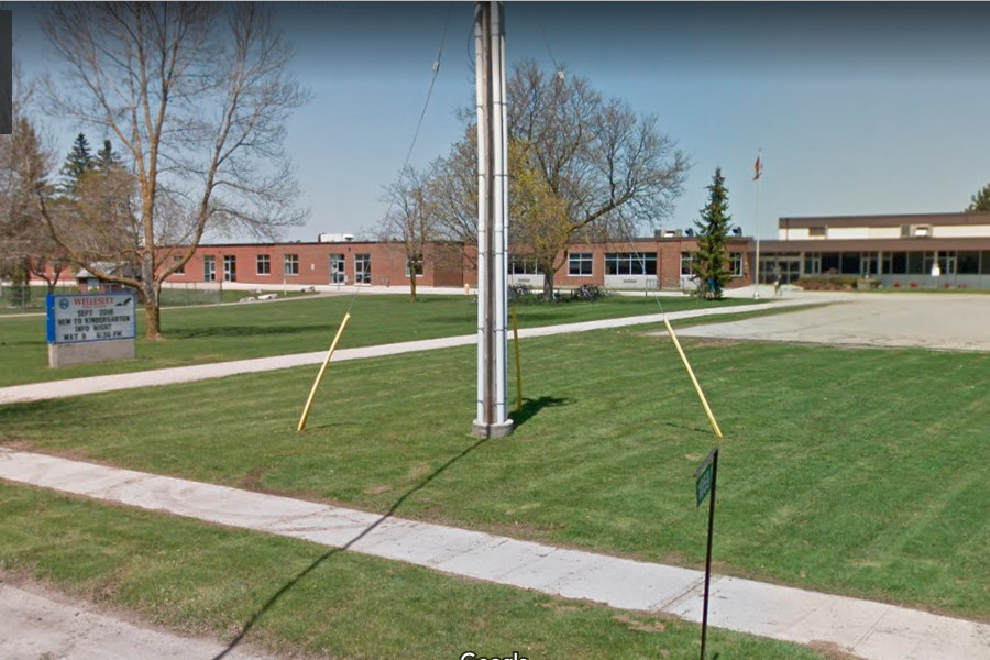 Wellesley Public School in Wellesley Township.
