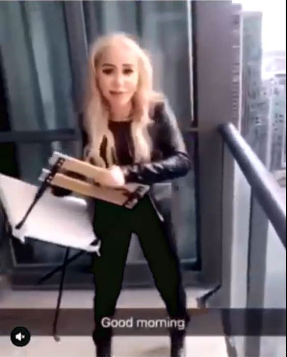 Toronto police are searching for this woman who allegedly threw objects of a Toronto condo building on Saturday.