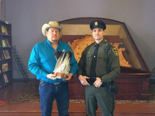 Alberta Fish and Wildlife Officer Marasco took possession of the headdress under the authority of the Wildlife Act and got to work tracking down where the item had come from, and who it rightfully belonged to.