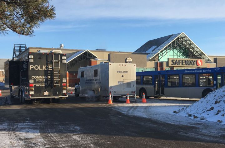 A situation that began with an armed robbery in northeast Edmonton eventually led police to partially evacuate a building located northwest of the Edmonton Exhibition Lands on Friday morning.