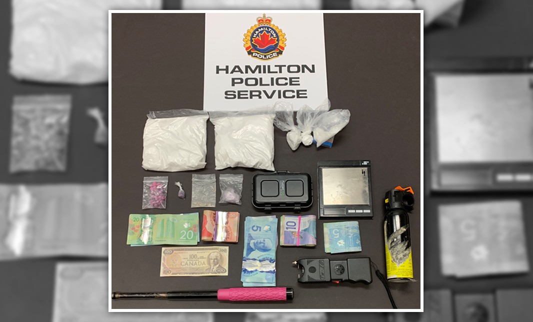 Hamilton Police seized a large quantity of cocaine, along with fentanyl, heroin and methamphetamine valued at $46, 250.