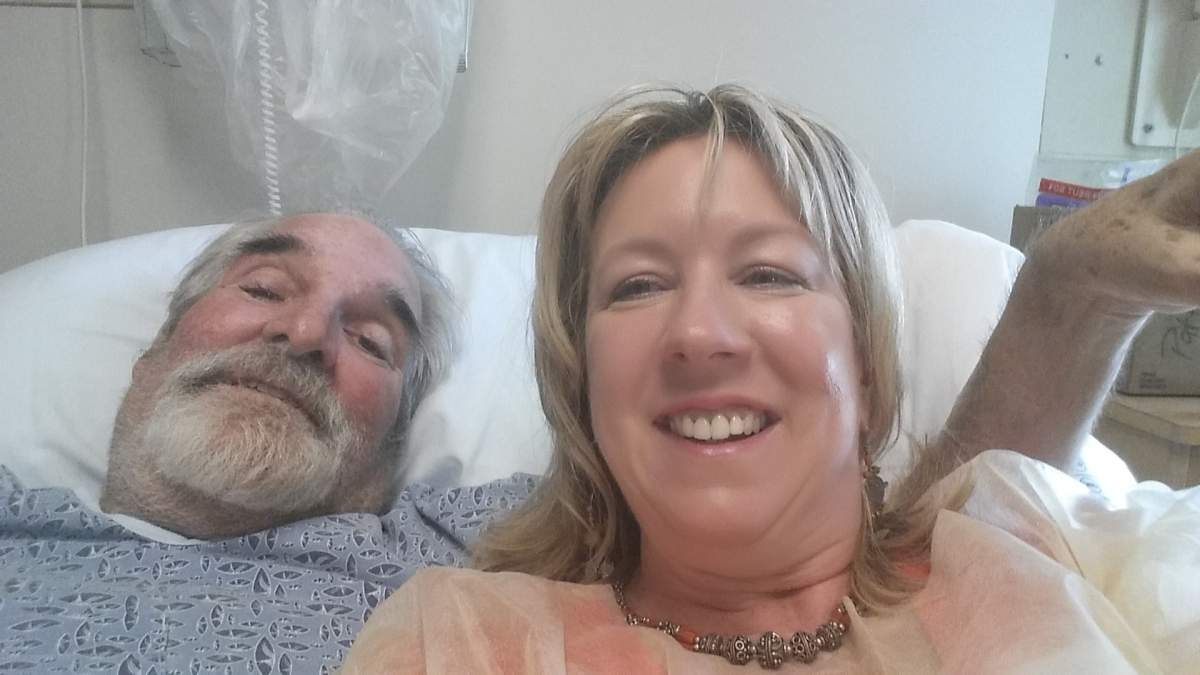 Steffanie Strathdee and her husband Tom Patterson, who woke from a coma after receiving phage therapy in 2016.