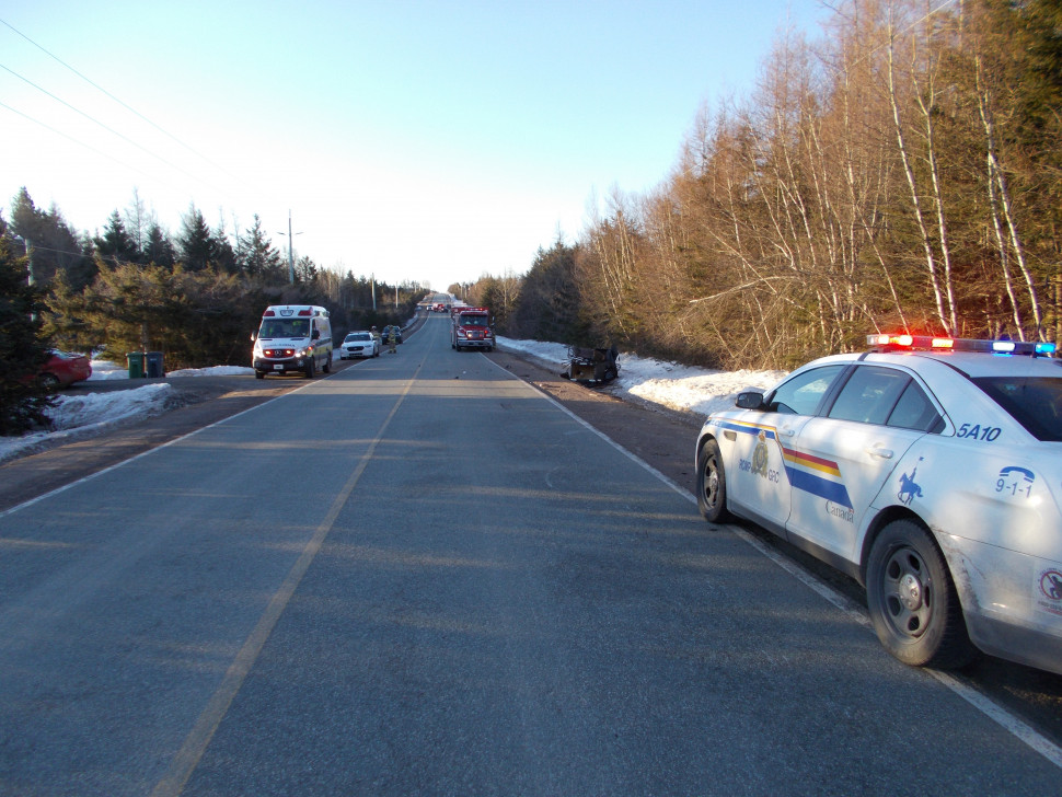 A 17-year-old driver was charged under the Highway Traffic Act for failing to properly clear a windshield after striking the rear of the southbound carriage on Rte. 22 in the New Perth area.