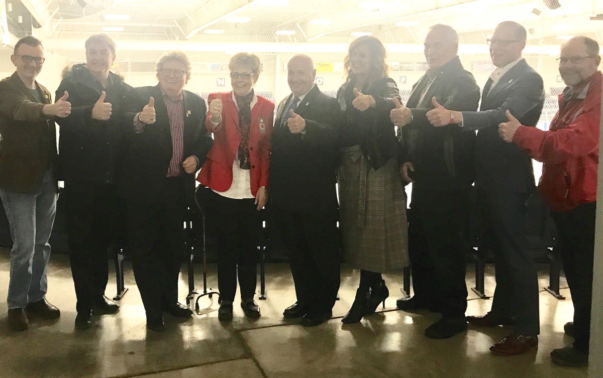 City politicians, tourism officials, and representatives from Curling Canada were on hand for Thursday's announcement.