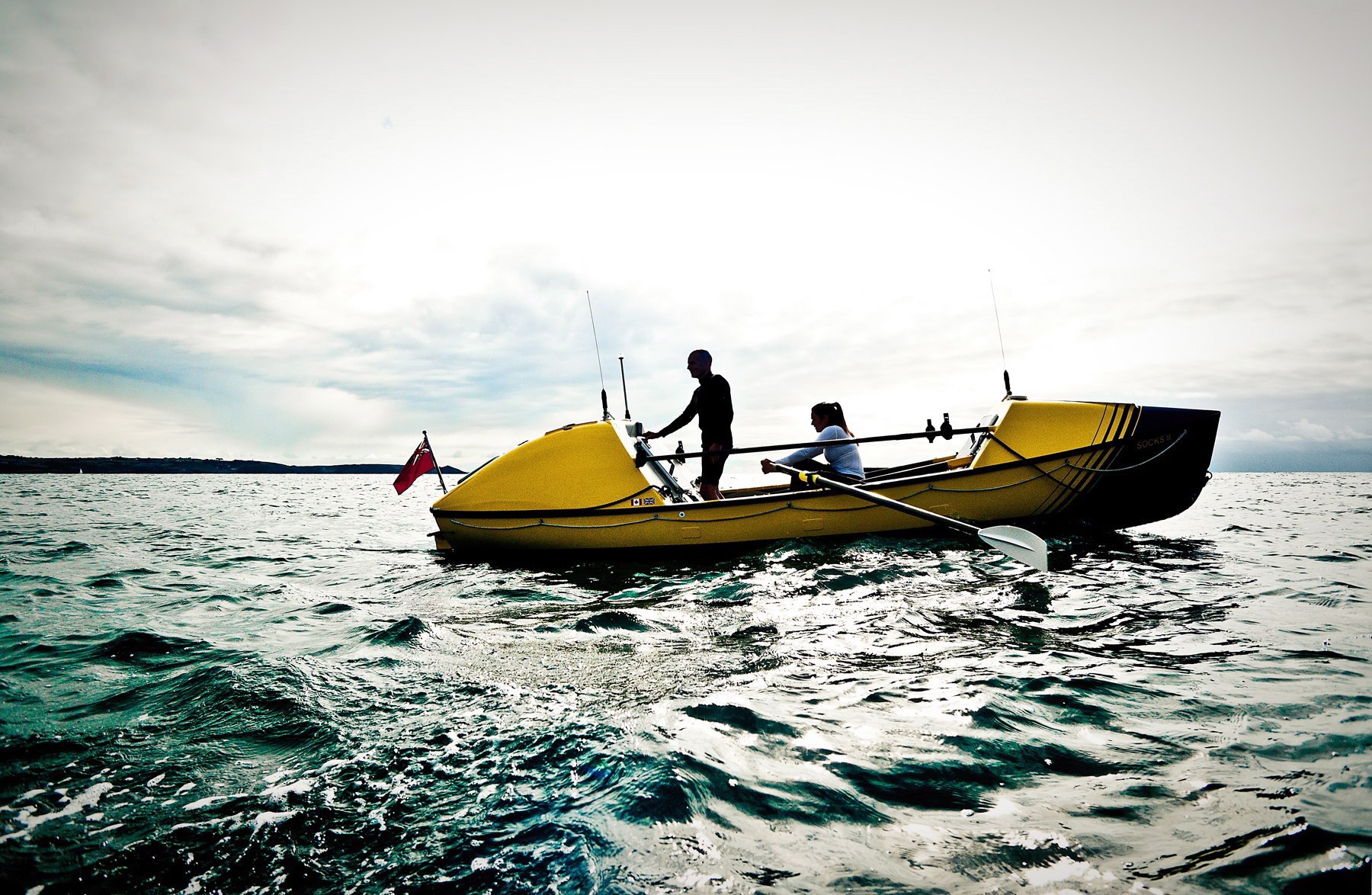 Father daughter rowing team from Collingwood Ont. arrives in