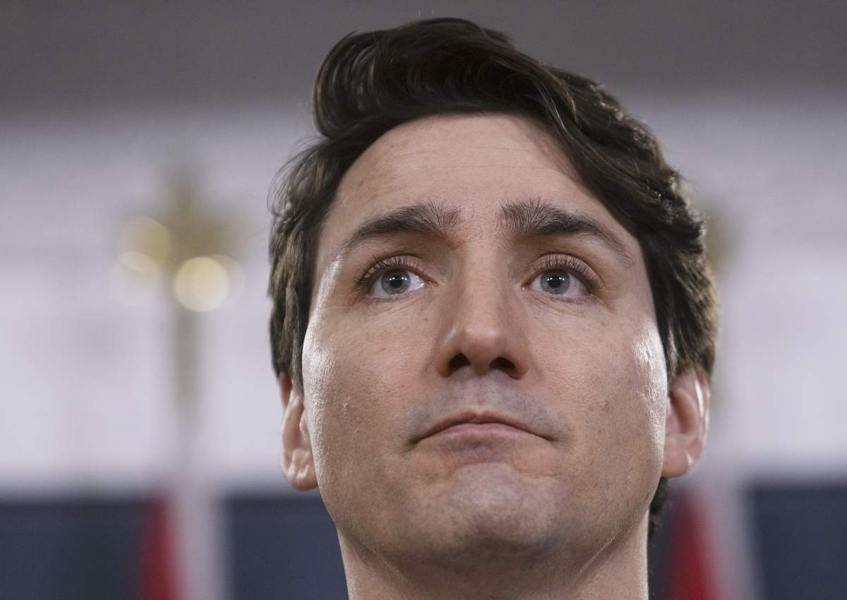 Prime Minister Justin Trudeau holds a news conference in Ottawa, Thursday March 7, 2019. 