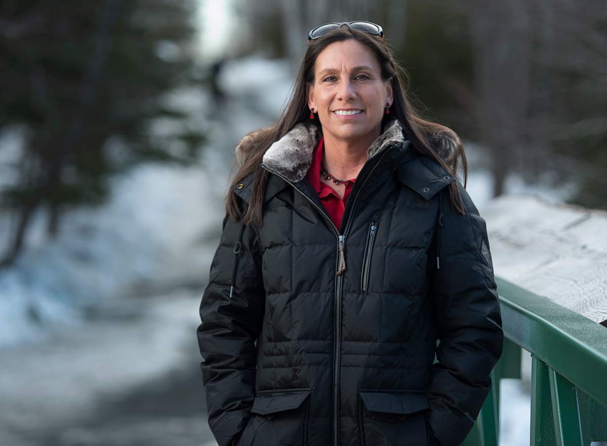 Andrea Speranza, a captain with Halifax Regional Fire & Emergency, visits Shubie Park in Dartmouth, N.S. on Tuesday, March 12, 2019. THE CANADIAN PRESS/Andrew Vaughan