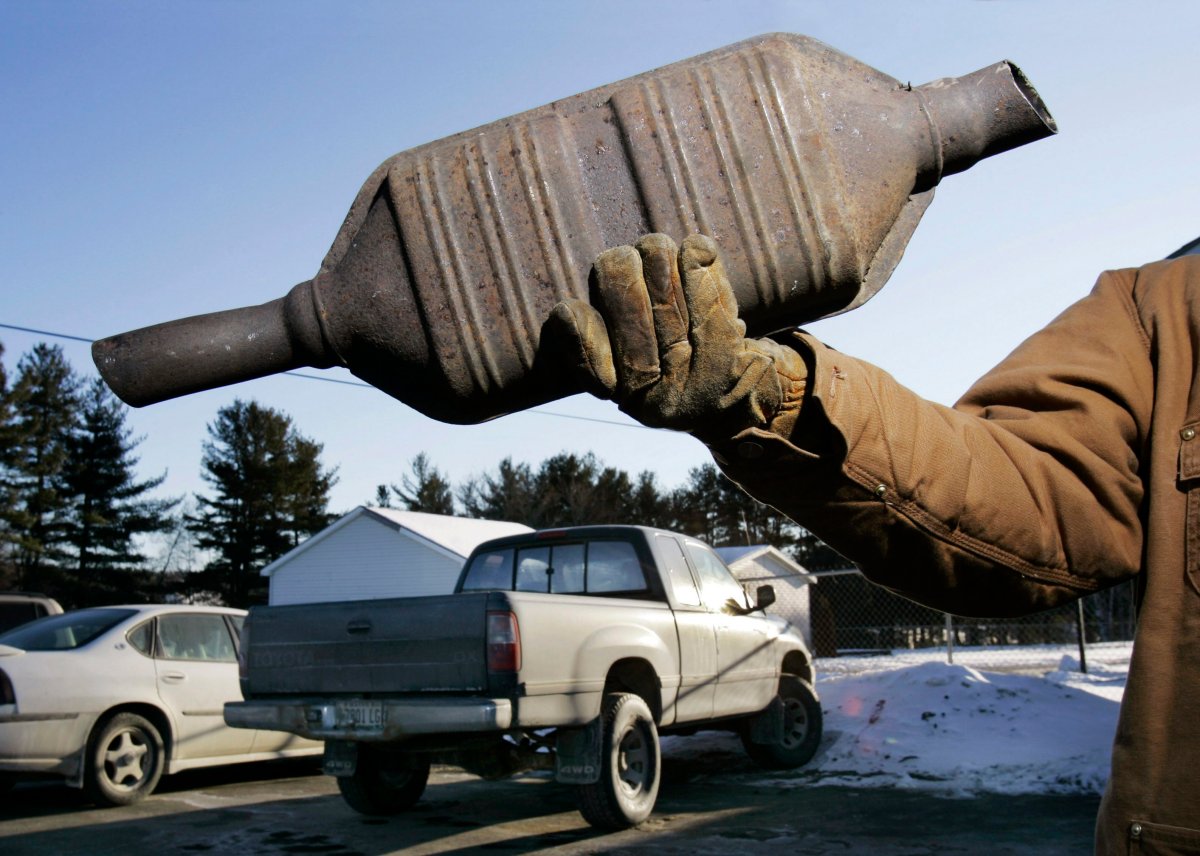 Police say catalytic converters are often sold to scrap metal yards for cash.